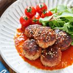 韓国風♡いきなりハンバーグ【#ソース不要 #焼肉のたれ】