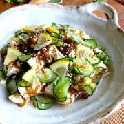 【夏の無限おつまみ豆腐】スッキリさっぱり☆レモン×もずく