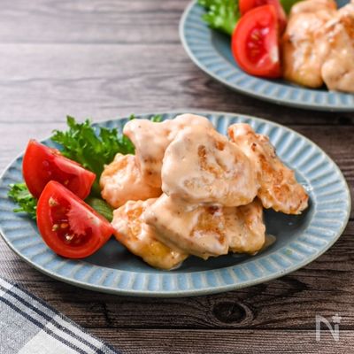 しっとりやわらか♡むね肉とりマヨ