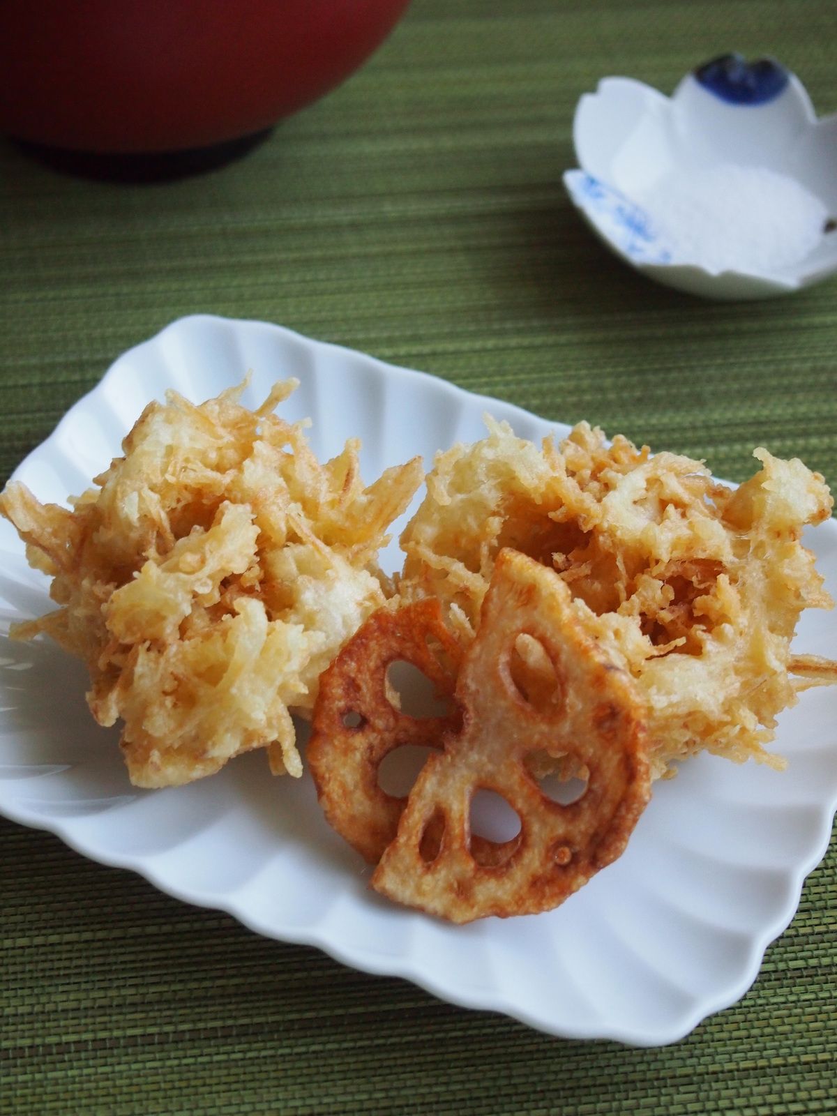 カリカリ香ばし 千切りレンコンと生姜のかき揚げ コツ付き レシピサイト Nadia ナディア プロの料理家のおいしいレシピ