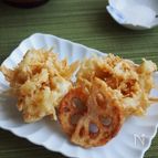 カリカリ香ばし♪千切りレンコンと生姜のかき揚げ（コツ付き）