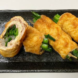 (・∀・)コロンの作ってみた!投稿(カリッと香ばしい！《豚ニラもやしの油揚げロール》)