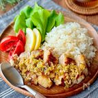 カオマンガイ風♩香ばしうま塩チキンライス
