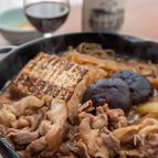 豚こまと豆腐のすき焼き風