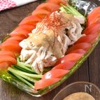 【ささみの棒棒鶏】レンジで完成♪絶品ごまだれ