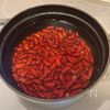 【お豆さんの甘煮】ふっくら甘いレッドキドニーの工程1