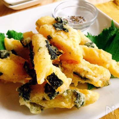 卵は不要♪サック・サックの『冷凍ポテトの海苔のかき揚げ』