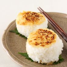 フライパンで【味噌焼きおにぎり】田舎味