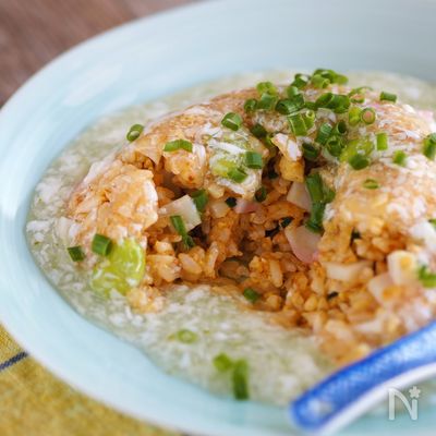 柚子胡椒香る♪『パラッと炒飯の柚子胡椒あんかけ』