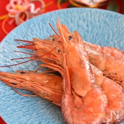 白だしで簡単♪海老のうま煮