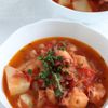 じっくり煮込んだじゃがいもとタコのトマト煮