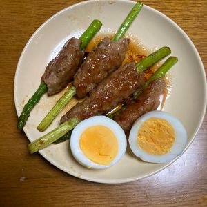 ころたんの作ってみた!投稿(【食べ応え◎アスパラの甘辛豚つくね】ご飯が進む味！)