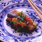 お出汁しみしみ！和風坊さんの気絶【なすの和風トマト煮】