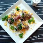 なばなの生ハム巻きバルサミコ風味