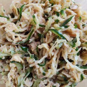 キナリンの作ってみた!投稿(【棒棒鶏風サラダ】食感がやみつきになる健康サラダ♪)