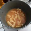 だしパックで簡単♪にんじんと油揚げの味噌汁の工程3