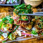 【薬味たっぷりかつおのたたき】夏バテ防止に鉄分補給!!