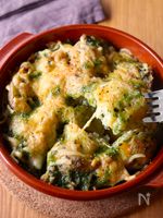 レンジで時短!【じゃがいもとツナのバジルチーズ焼き】