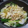 だし醤油で作る「焼ききしめん」の工程5