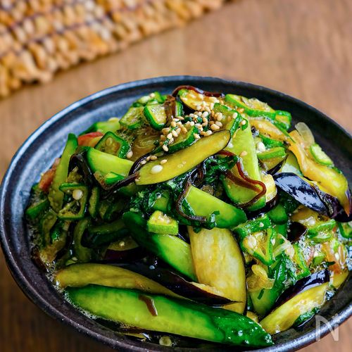 ポリ袋で簡単!夏野菜のやみつき香味さっぱり漬け