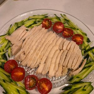 1321441の作ってみた!投稿(【レンジでやみつき♪】蒸し鶏の旨辛みそだれソース)