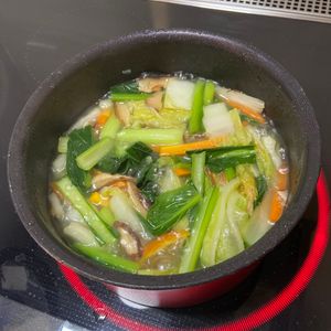 *\(^o^)/*の作ってみた!投稿(無難に美味しいやつ！『白菜のとろみ中華スープ』)