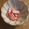 レンチン3分！ベーコンとほうれん草のチーズオムレツの下準備