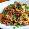 ガッツリ満足系「豚肉ガーリックライス」もう一口が、止まらない