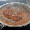 『茹で鶏とれんこんのごまオイマヨサラダ』むね肉しっとり♡の工程2