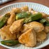 【鶏むねオクラのさっぱり炒め】食材2つでご飯がすすむ🍚✨