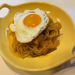 みわの作ってみた!投稿(まろやかコク旨♩塩麹ナポリタン【ワンポットでらくらく】)