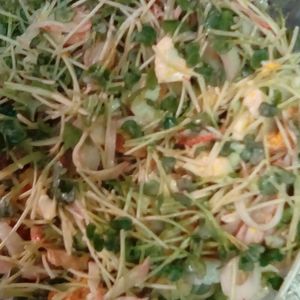 鶏皮坊主の作ってみた!投稿(かいわれ大根のわさびマヨ和え)