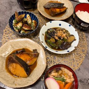 まーやんの作ってみた!投稿(味がしみしみ！なすとピーマンの甘辛煮)