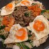 ぐ〜たら子の作ってみた!投稿(【フライパン1つで♡石焼き風ビビンバ】熱々おこげが最高！)