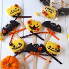 ハロウィン👻ロリポップ🎃チョコサンドクッキー