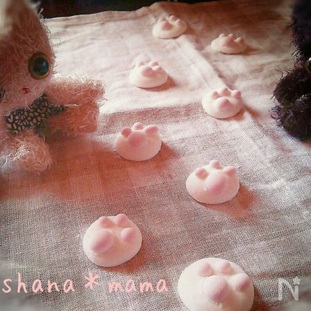 ホワイトデーに ぷにぷに肉球マシュマロ By しゃなママ レシピサイト Nadia ナディア プロの料理家のおいしいレシピ