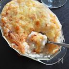 ふわふわ♪小麦粉なしでヘルシー！長芋と生ハムのグラタン