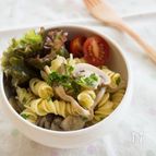 きのこのオイルパスタ チーズ風味