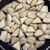 簡単♪なすとピーマンのじゃこ炒めの工程1