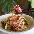 野菜たっぷり！カラフル【タコの贅沢梅和え】🐙