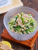 やみつき♪『切り干し大根と豆苗のツナごまマヨ和え』