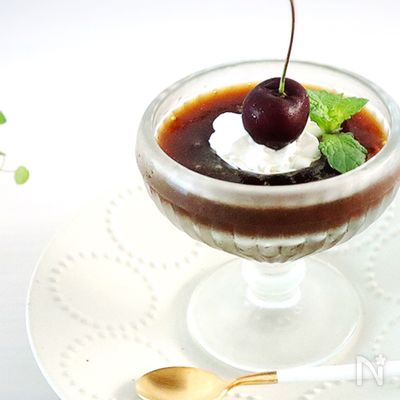 【レンジde2分】糖質・カロリーオフ‼︎コーヒーゼリー