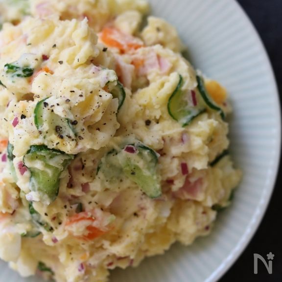 我が家のポテトサラダ。