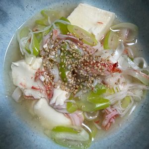 ゆっこの作ってみた!投稿(レンジで簡単！とろん♡【崩し豆腐のネギとろみあん】ヘルシー♪)