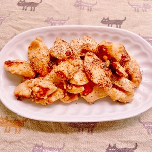 ビートの作ってみた!投稿(鶏むね肉の味噌マヨにんにく醤油♩3Step！作りおきにも◎)