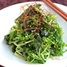 シャキシャキ♪水菜とわかめナムル 【作り置き】