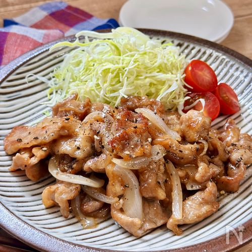 10分で簡単!地味ウマ【豚こま味ぽん炒め】