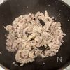 豚こまとほうれん草《塩こんぶ♡にんにくマヨ炒め》の工程1