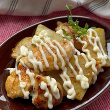 【むね肉でも大満足】鶏じゃが照りマヨ