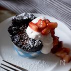 フォンダンショコラ風ケーキ
